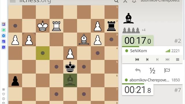 Играю турнир по шахматам пуля 1+0 на Lichess.Org от клуба BLAK DRAGON CHESS смотреть онлайн