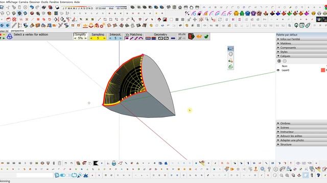 courbes dans sketchup avec curviloft смотреть онлайн