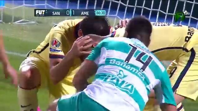 Santos 0-2 América - Jornada 5 - Apertura 2015 смотреть онлайн