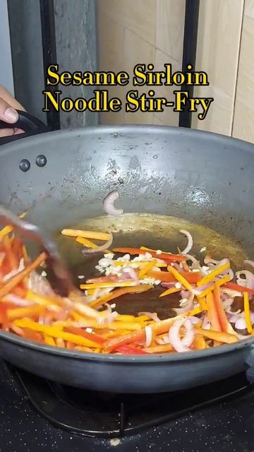 Sesame Sirloin Noodle Stir-Fry