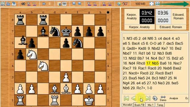 Karpov Anatoly And Edouard Romain 2012 11 02   1 0   A187