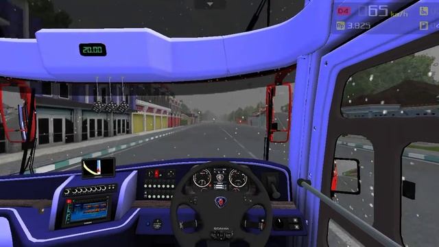 TRIP DENGAN BUS MEWAH..JRG.. SCANIA K410IB.. смотреть онлайн