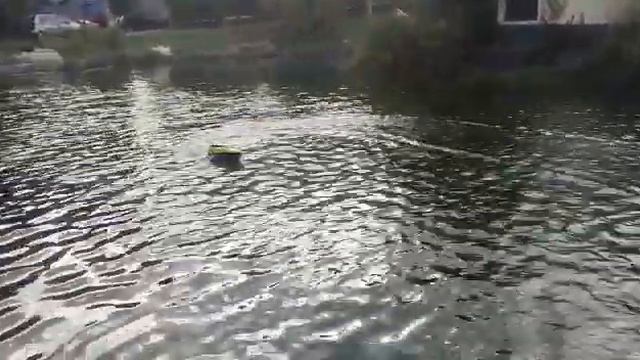 Карповый кораблик . Испытание на воде смотреть онлайн