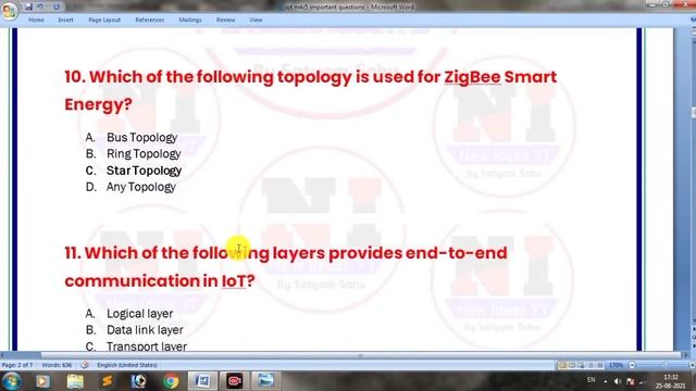 O level Internet of things (m4-r5) online test | internet of things mcqs question and answers #m4r5 смотреть онлайн