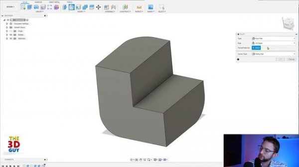 Fillets Tutorial in Fusion 360