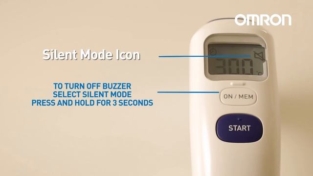 OMRON Forehead Thermometer MC 720 смотреть онлайн