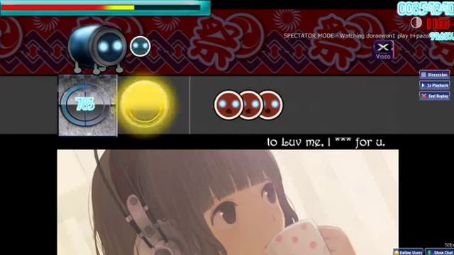 Osu! Happy Hardcore (t+pazolite) - to Luv me, I *** for u. (reprise) [Taikocalypse] смотреть онлайн