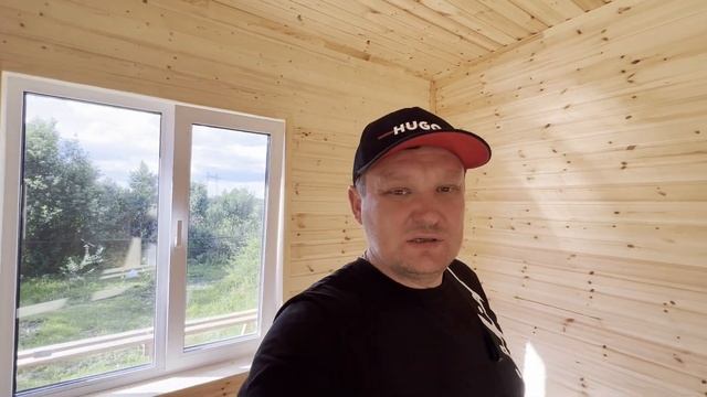 Дом из сухой строганой доски 8 на 10м / Делимся проектом! смотреть онлайн