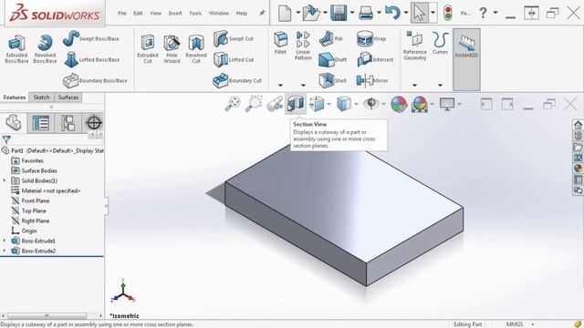 SolidWorks Tutorial #4 Customizing UI Part 1 смотреть онлайн
