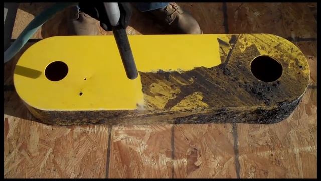 Dry Ice Blasting Clean a Lacquer Machine Part смотреть онлайн