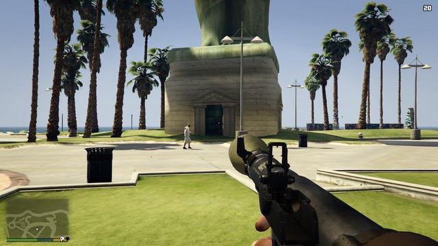 GTA 5 PC MODS - Statue Of Liberty (GTA 5 Statue Mod)
