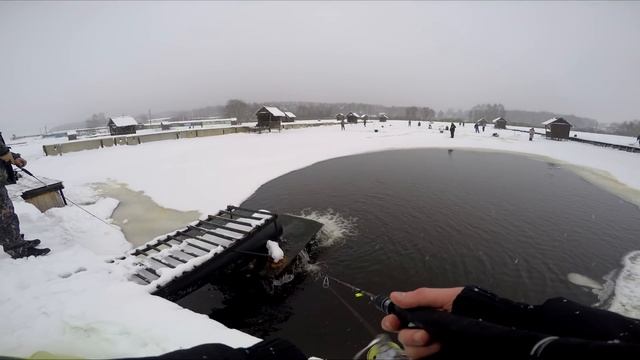 РЫБАЛКА в Гжелка | Ловля форели смотреть онлайн