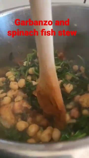 garbanzo spinach fish stew #shorts #foodies смотреть онлайн