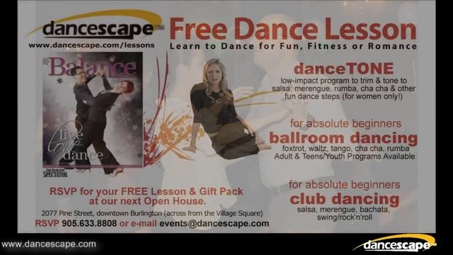 danceScape Dance Lessons - Ballroom, Salsa, Lindy Hop, Argentine Tango & danceTONE Fitness смотреть онлайн