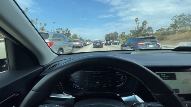 2020 Kia Niro Smart Cruise In Los Angeles Stop And Go Traffic