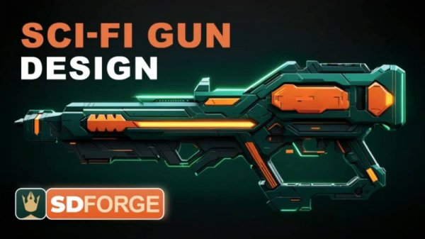 Stable Diffusion Forge - Превращение эскиза в изображение