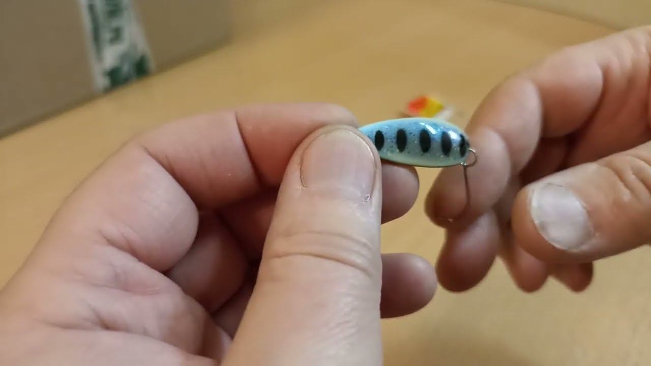 Распаковка посылки с блесной LureMax Yumi