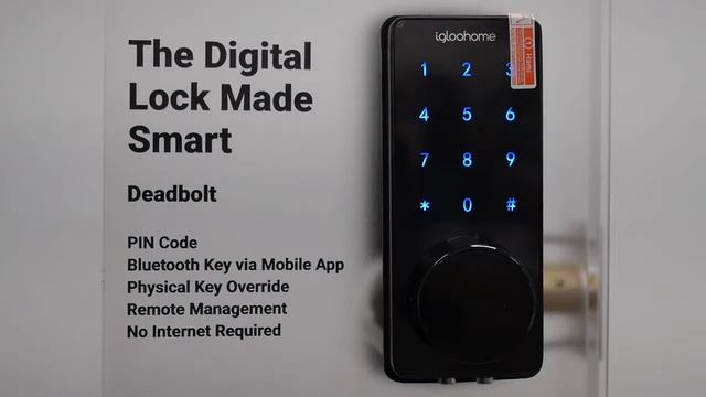 igloohome Smart Deadbolt v.02 | Lock your deadbolt смотреть онлайн