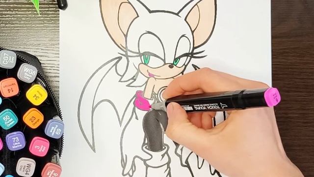 Летучая МЫШЬ Руж | 🗡️Соник Икс | Раскраска | Супергерой | Рисунок #руж #sonic #мышьруж #рисование смотреть онлайн