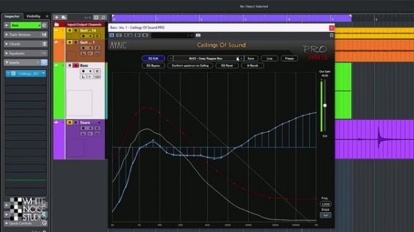 Mixing with pink, brown and white noise eq curves - Ayaic Ceilings of Sound Pro
