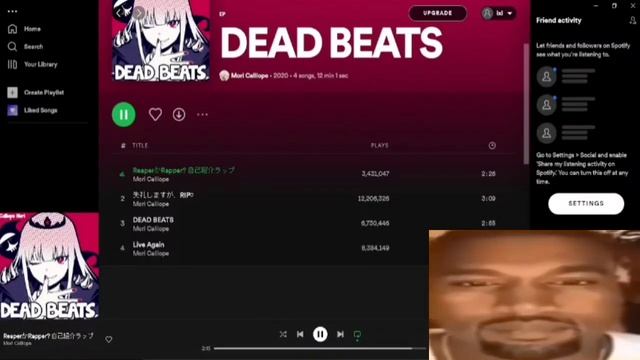 Mori Calliope - Your Mori and Dead Beats REACTION/REVIEW ft. Kanye West 😱 #holomyth смотреть онлайн