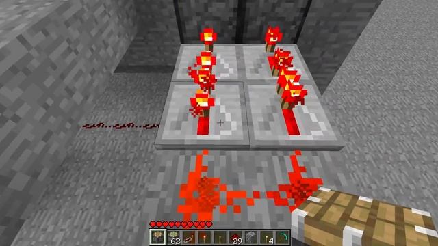 Minecraft 1.7.2 Sticky Piston Hidden Door Tutorial (Advanced) смотреть онлайн