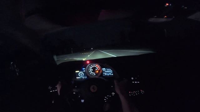 2020 Ferrari 488 Pista POV Night Drive - [4K] смотреть онлайн