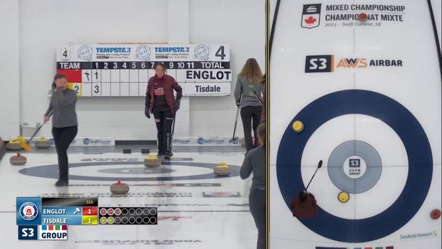 Jana Tisdale vs. Michelle Englot - FINAL - S3 Group Curling Stadium Series смотреть онлайн