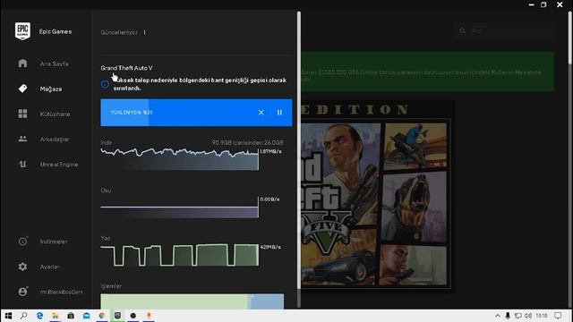 GTA 5 ÜCRETSİZ OLDU!! İKİ AŞAMALI KİMLİK DOĞRULAMASI NASIL YAPILIR ? (Epic Games) смотреть онлайн
