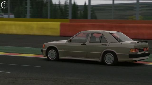 Mercedes-Benz 190E 2.5-16 Cosworth @ Spa Francorchamps смотреть онлайн