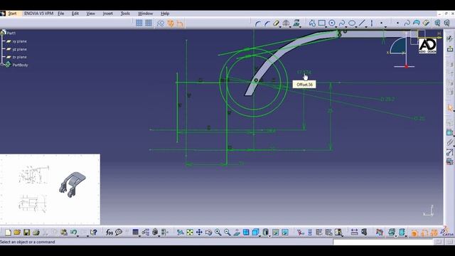 CAD Design Exercise 102 | Catia v5 tutorial exercise I Part Design | CATIA Design | Solidworks смотреть онлайн