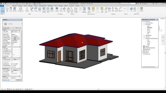 Revit roof desine,basic tutorrial sinhala 2022 смотреть онлайн