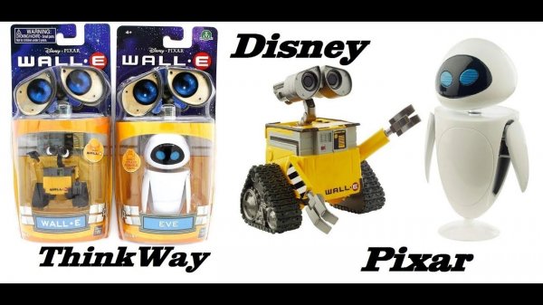 Распаковка и обзор Wall-e and Eva  Валли\Ева\Pixar\Disney