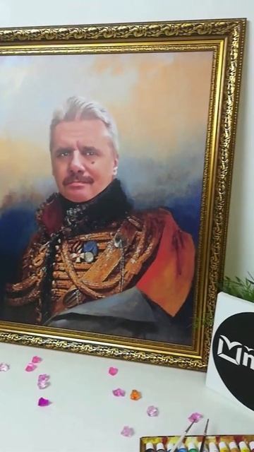 Пример портрет в образе на холсте от Muse смотреть онлайн