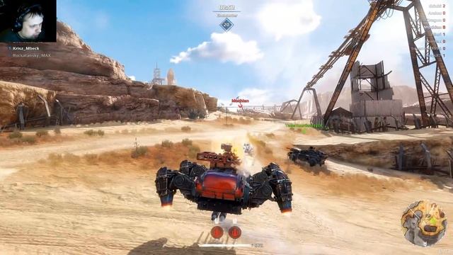 Crossout #220 ► Hover Hot Red Rod ¦ Triple WASPs Build & Gameplay смотреть онлайн