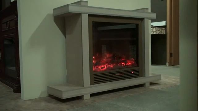 Электрокамин Капри Deluxe с электротопкой Sharm 33 BR смотреть онлайн