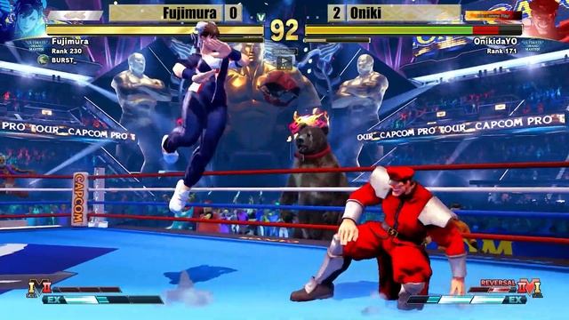 SFV CE 👊🏻 Fujimura (Chun Li) vs Oniki (M.BIson) FT3 смотреть онлайн