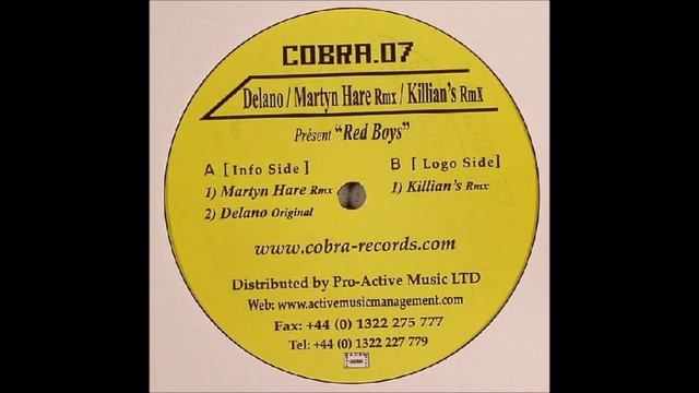 Delano - Red Boys (Killian's Remix) (B) [COBRA.07] смотреть онлайн