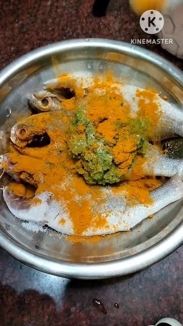 Bhola Fish Masala Fry 🔥🤯#shorts #viral #aharebondhon