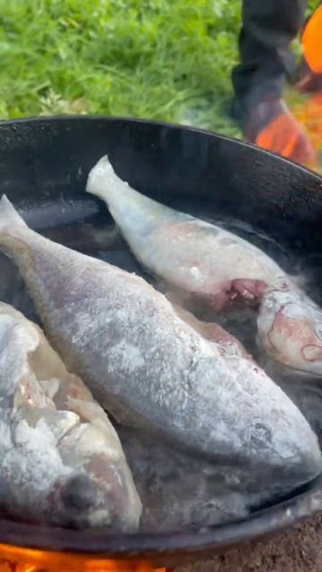 Рыбный день у мамы в Абхазии