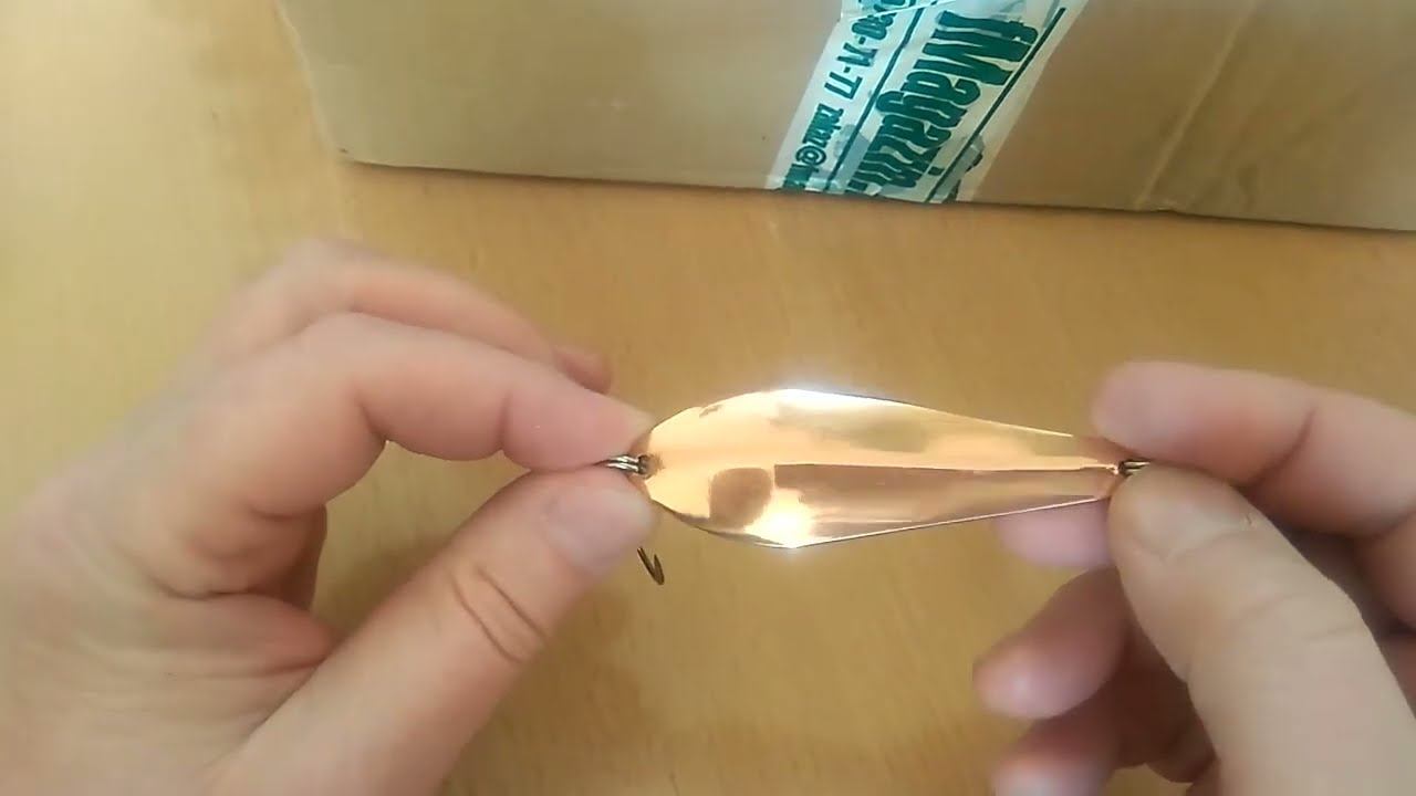 Распаковка посылки с блесной Fish Gold Ока