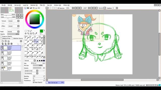 SpeedPaint Smeshariki (Смешарик Киса) смотреть онлайн