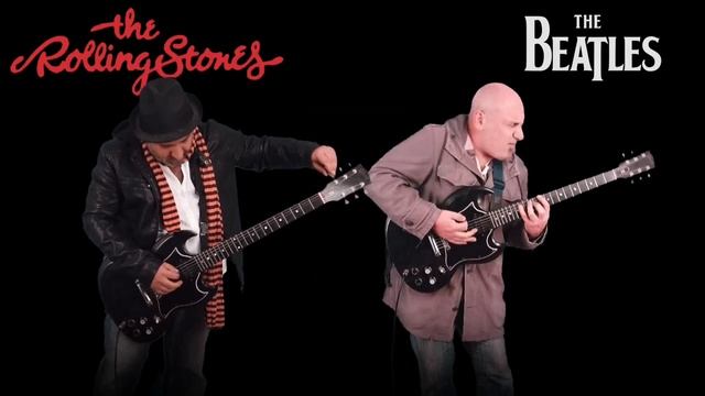 The Rolling Stones VS The Beatles (Guitar Riffs Battle) смотреть онлайн