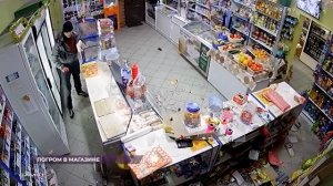 Пьяный покупатель разгромил магазин
