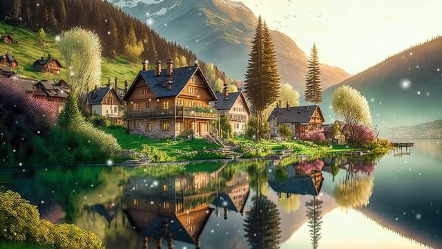 Божественная музыка трогает сердце! Падал снег! Волшебная музыка зимы! #126 смотреть онлайн