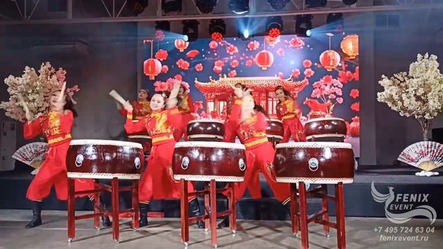 Заказать шоу китайских барабанщиков на праздник в Москве - лучшие китайские артисты на мероприятие смотреть онлайн