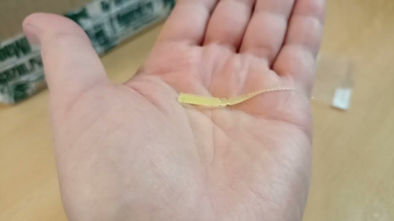 Распаковка посылки с силиконовой приманкой Major Craft Para Worm Aji-Pin