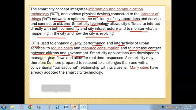 What are Smart Cities ? | How a Smart City Works ? | Introduction to Emerging Trends | IP Class 11 смотреть онлайн