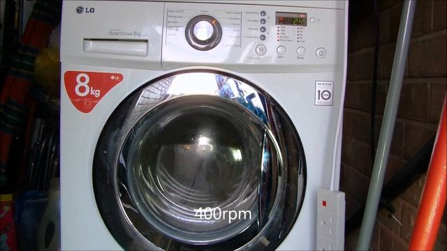 LG Direct Drive F1222TD Washing Machine : No Spin Test смотреть онлайн