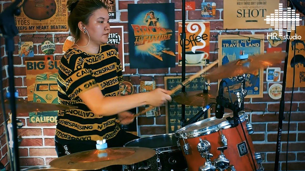 Olga Zinchenko - Сделай Громче (Drum Cover) (live in HR studio) смотреть онлайн